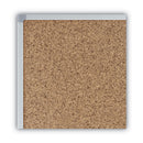 Mead Cork Bulletin Board, 24 x 18, Silver Aluminum Frame