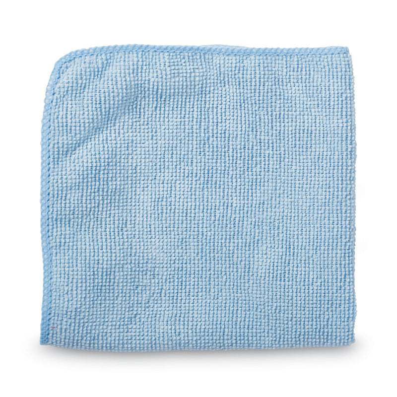 Rubbermaid Microfiber Cleaning Cloths, 12 x 12, Blue, 24/Pack