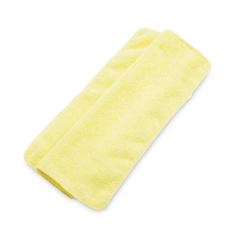 Rubbermaid Microfiber Cleaning Cloths, 16 x 16, Yellow, 24/Pack