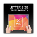 GBC Economy Thermal Laminating Pouches, 3 mil, 9" x 11.5", Gloss Clear, 200/Box