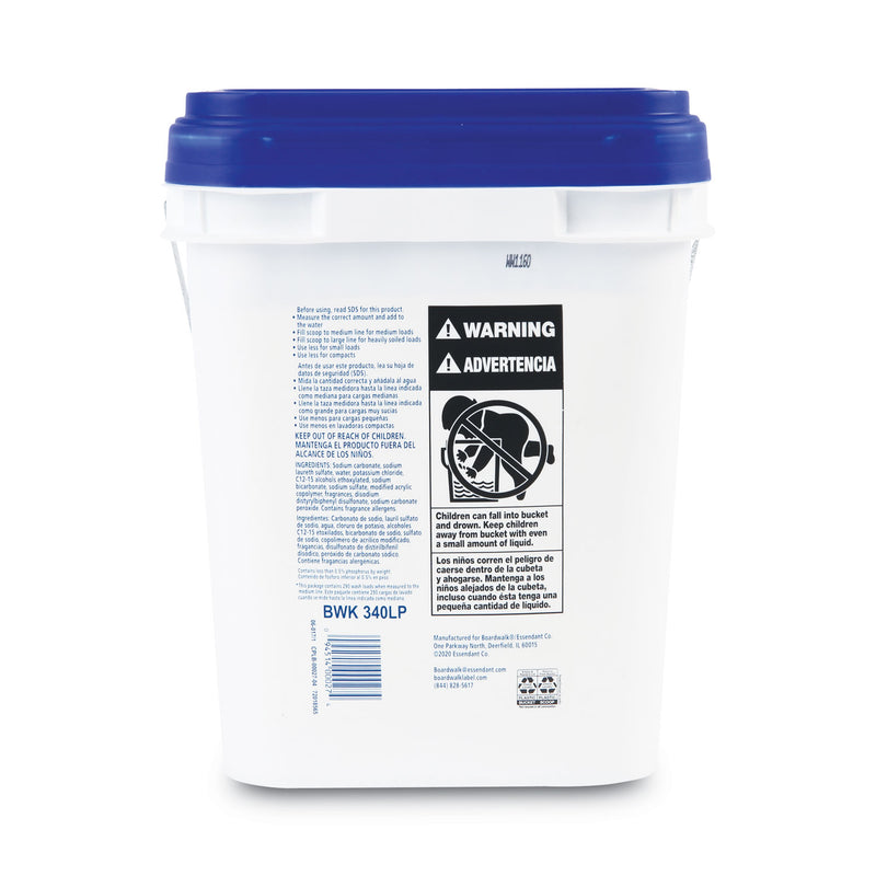 Boardwalk Laundry Detergent Powder, Crisp Clean Scent, 18 lb Pail