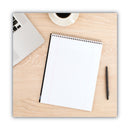 Cambridge Stiff-Back Wire Bound Notepad, Medium/College Rule, Navy Cover, 70 White 8.5 x 11.5 Sheets