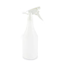 Boardwalk Embossed Spray Bottle, 24 oz, Clear, 24/Carton