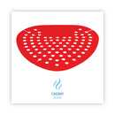 Boardwalk Urinal Screen, Cherry Scent, 3.5 oz, Red, Dozen