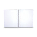 Five Star Wirebound Notebook, 1 Subject, Medium/College Rule, Black Cover, 11 x 8.5, 100 Sheets