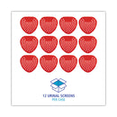 Boardwalk Urinal Screen, Cherry Scent, 3.5 oz, Red, Dozen
