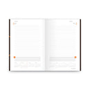 AT-A-GLANCE One-Day-Per-Page Planning Notebook, 9 x 6, Dark Brown/Orange Cover, 12-Month (Jan to Dec): 2023