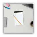 Universal Premium Ruled Writing Pads with Heavy-Duty Back, Narrow Rule, Black Headband, 50 White 5 x 8 Sheets, 6/Pack