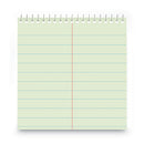 Universal Steno Pads, Pitman Rule, Red Cover, 60 Green-Tint 6 x 9 Sheets