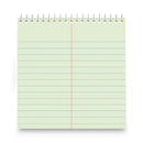 Universal Steno Pads, Gregg Rule, Red Cover, 80 Green-Tint 6 x 9 Sheets