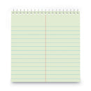 Universal Steno Pads, Gregg Rule, Red Cover, 80 Green-Tint 6 x 9 Sheets, 6/Pack