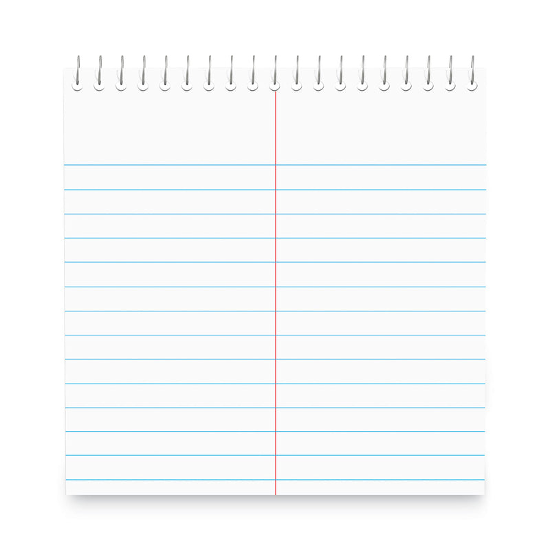 Universal Steno Pads, Gregg Rule, Red Cover, 80 White 6 x 9 Sheets