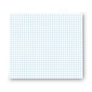 Universal Quadrille-Rule Glue Top Pads, Quadrille Rule (4 sq/in), 50 White 8.5 X 11 Sheets, Dozen