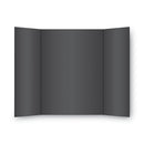 Eco Brites Two Cool Tri-Fold Poster Board, 36 x 48, Black/White, 6/Carton