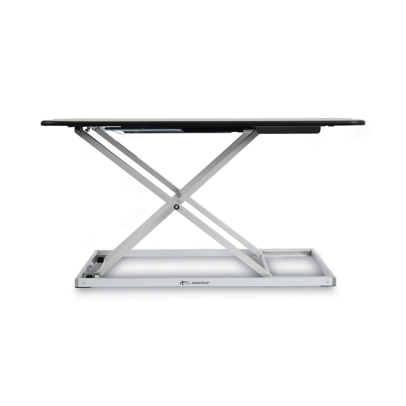 Alera AdaptivErgo Laptop Lifting Workstation, 31.25" x 12.63" x 1.38" to 16", Black/Silver