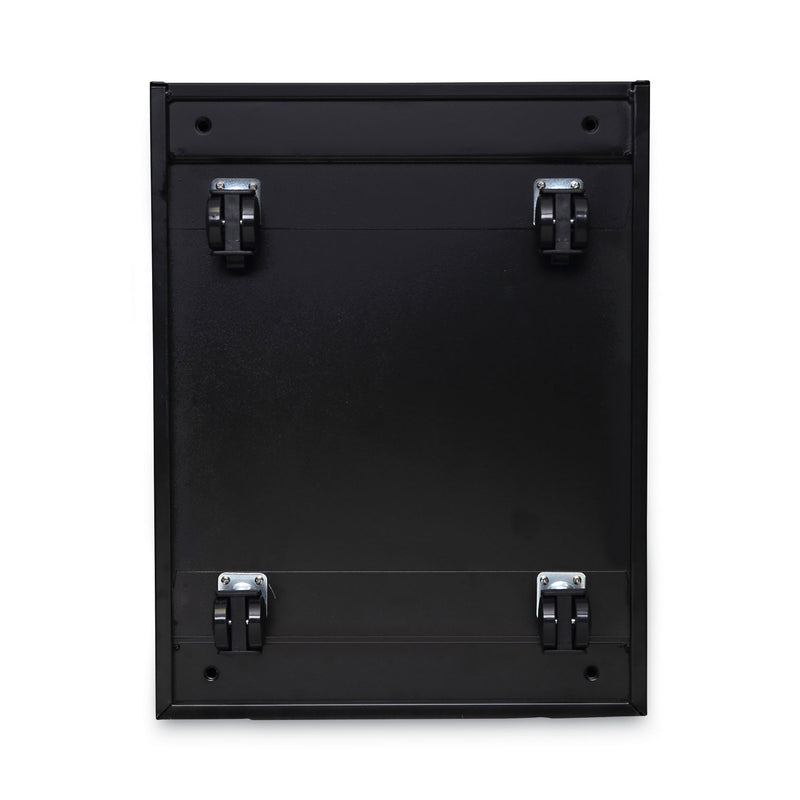 Alera File Pedestal, Left or Right, 3-Drawers: Box/Box/File, Legal/Letter, Black, 14.96" x 19.29" x 27.75"