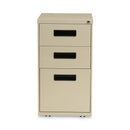 Alera File Pedestal, Left or Right, 3-Drawers: Box/Box/File, Legal/Letter, Putty, 14.96" x 19.29" x 27.75"