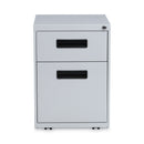 Alera File Pedestal, Left or Right, 2-Drawers: Box/File, Legal/Letter, Light Gray, 14.96" x 19.29" x 21.65"
