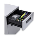 Alera File Pedestal, Left or Right, 2-Drawers: Box/File, Legal/Letter, Light Gray, 14.96" x 19.29" x 21.65"