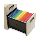 Alera File Pedestal, Left or Right, 2-Drawers: Box/File, Legal/Letter, Putty, 14.96" x 19.29" x 21.65"