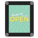 deflecto Superior Image Window Display, 8.5 x 11 Insert, Clear/Black