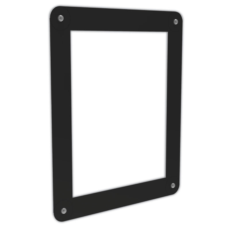 deflecto Superior Image Window Display, 8.5 x 11 Insert, Clear/Black