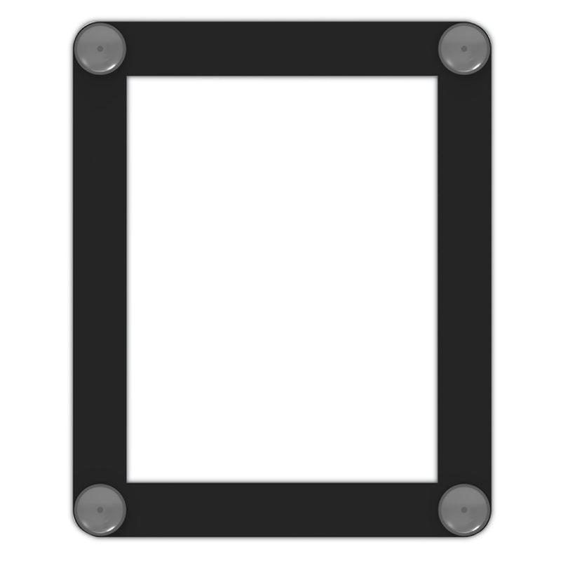 deflecto Superior Image Window Display, 8.5 x 11 Insert, Clear/Black