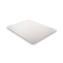 deflecto DuraMat Moderate Use Chair Mat, Low Pile Carpet, Roll, 46 x 60, Rectangle, Clear