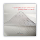 deflecto SuperMat Frequent Use Chair Mat, Med Pile Carpet, Roll, 36 x 48, Lipped, Clear