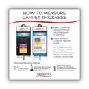 deflecto SuperMat Frequent Use Chair Mat, Med Pile Carpet, Roll, 36 x 48, Lipped, Clear