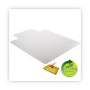 deflecto SuperMat Frequent Use Chair Mat, Med Pile Carpet, Roll, 36 x 48, Lipped, Clear