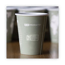 Eco-Products World Art Renewable and Compostable Hot Cups, 12 oz, 50/Pack, 20 Packs/Carton