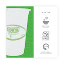 Eco-Products GreenStripe Renewable and Compostable Cold Cups, 16 oz, Clear, 50/Pack, 20 Packs/Carton