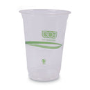 Eco-Products GreenStripe Renewable and Compostable Cold Cups Convenience Pack, Clear, 16 oz, 50/Pack
