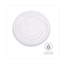 Eco-Products GreenStripe Renewable and Compost Cold Cup Flat Lids, Fits 9 oz to 24 oz Cups, Clear, 100/Pack, 10 Packs/Carton