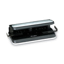Swingline 32-Sheet Easy Touch Two- to Three-Hole Punch with Cintamatic Centering, 9/32" Holes, Black/Gray