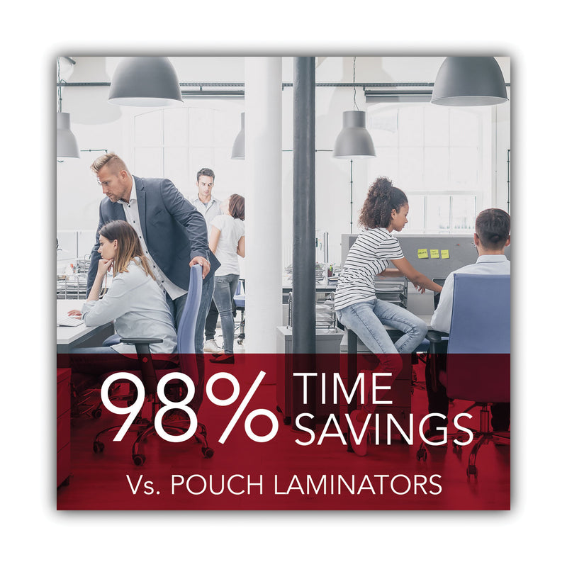 GBC Foton 30 Automated Pouch-Free Laminator, Two Rollers, 1" Max Document Width, 5 mil Max Document Thickness