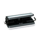 Swingline 32-Sheet Lever Handle Heavy-Duty Two- to Seven-Hole Punch, 9/32" Holes, Black