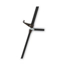 Quartet Lightweight Telescoping Tripod Easel, Adjusts 38" to 66" High, Aluminum, Black