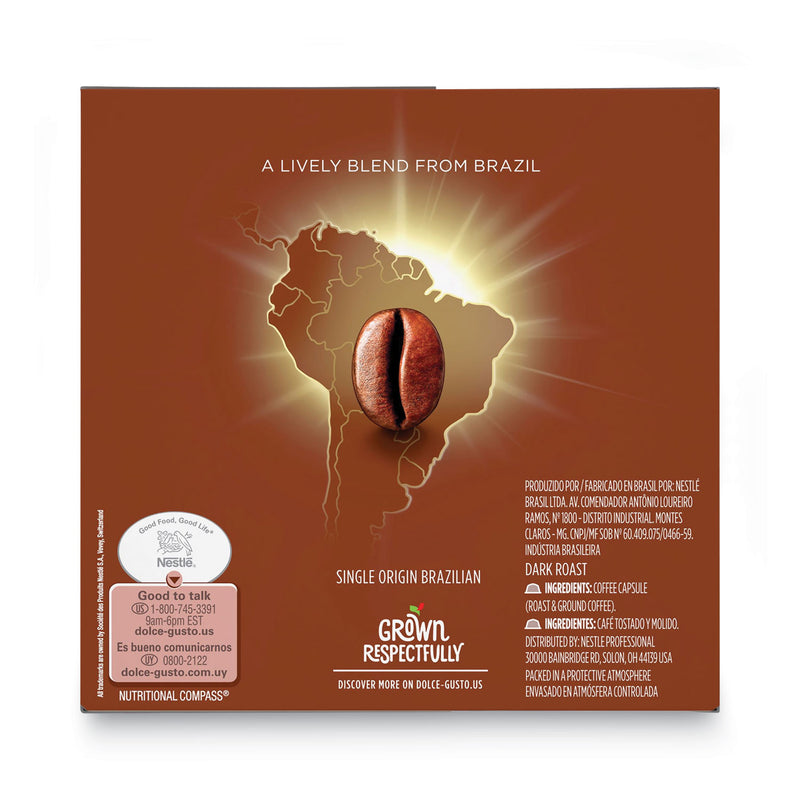 NESCAFÉ Capsules, Dark Roast, 16/Box