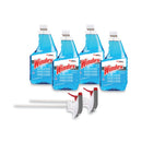 Windex Original Glass Cleaner, Fresh Scent, 32 oz Spray Bottle, 4/Carton