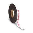 U Brands Dry Erase Magnetic Tape Roll, 1" x 50 ft, White