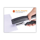 Bostitch B8 Xtreme Duty Plier Stapler, 45-Sheet Capacity, 0.25" to 0.38" Staples, 2.5" Throat, Black/Charcoal Gray