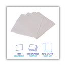 Boardwalk 1/4-Fold Lunch Napkins, 1-Ply, 12" x 12", White, 6000/Carton