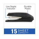 Swingline Standard Stapler Value Pack, 15-Sheet Capacity, Black
