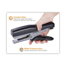 Bostitch B8 Xtreme Duty Plier Stapler, 45-Sheet Capacity, 0.25" to 0.38" Staples, 2.5" Throat, Black/Charcoal Gray