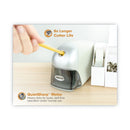 Bostitch QuietSharp Executive Electric Pencil Sharpener, AC-Powered, 4 x 7.5 x 5, Gray