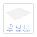 Boardwalk DRC Wipers, 12 x 13, White, 56 Bag, 18 Bags/Carton