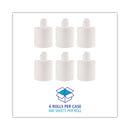 Boardwalk Center-Pull Roll Towels, 2-Ply, 7.6 x 8.9, White, 600/Roll, 6/Carton