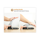 Bostitch 40-Sheet EZ Squeeze Two-Hole Punch, 9/32" Holes, Black/Silver